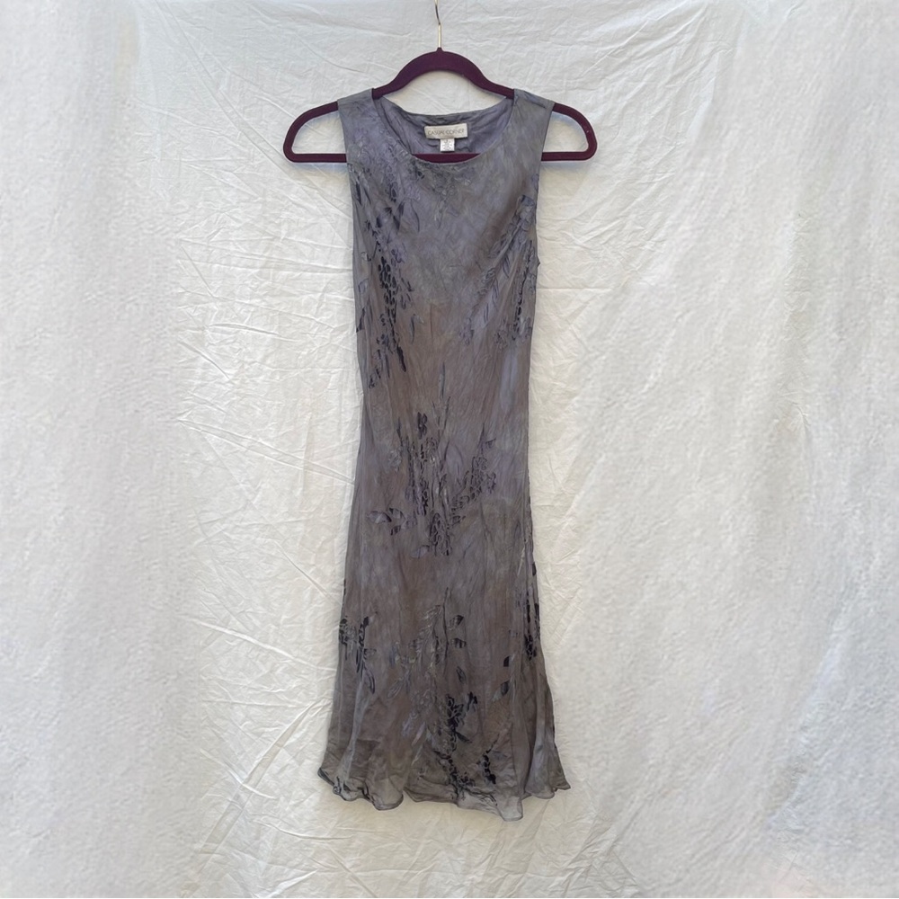 Vintage Silk layered bias cut dress
